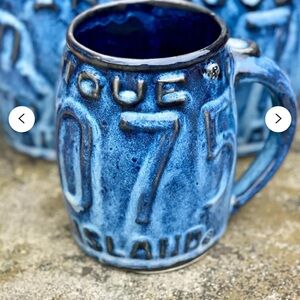 Handmade RI License Plate Mug